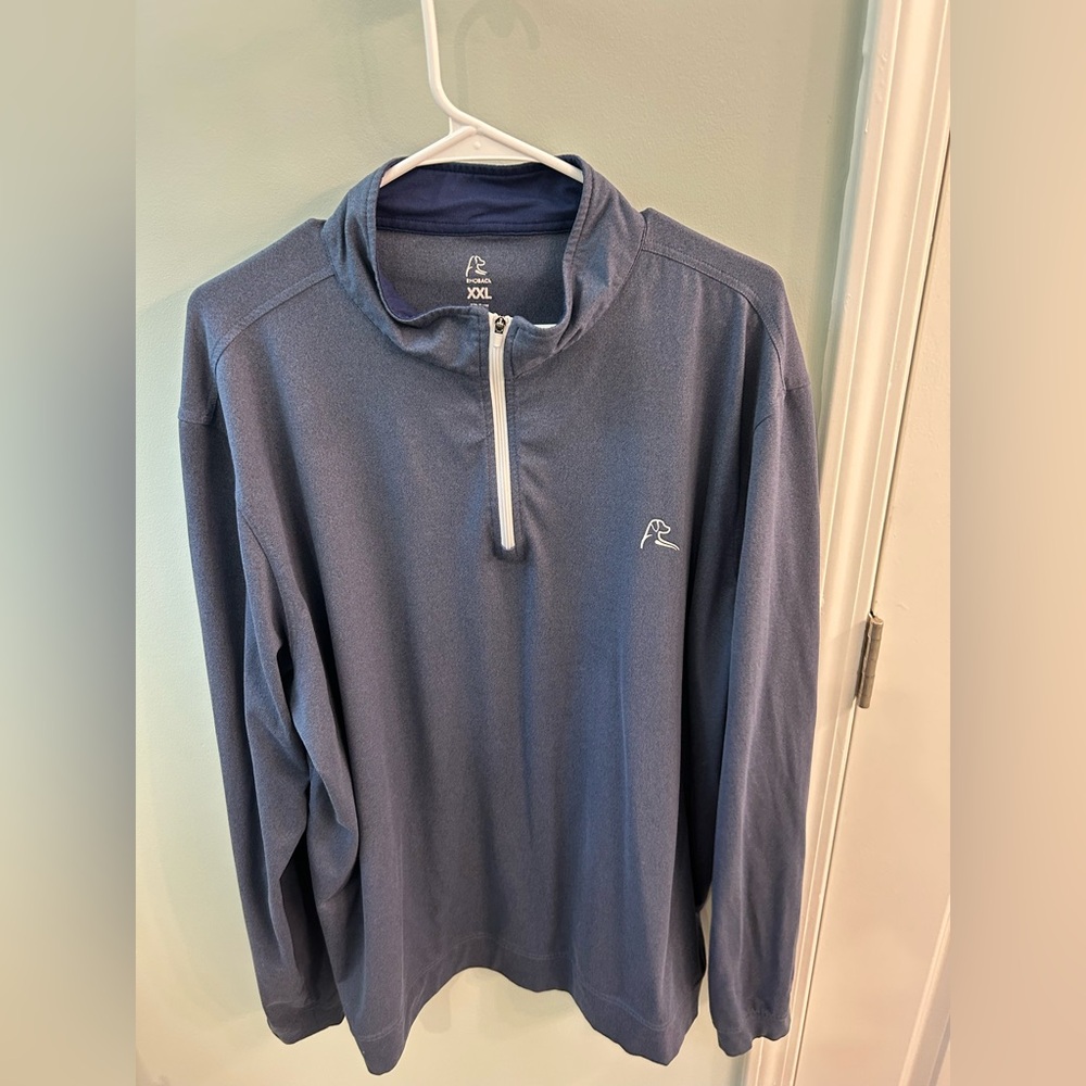 RHOBACK XXL performance quarter zip